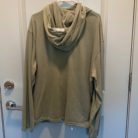 Men's XL Nike Sportswear Heritage Cotton Pullover Hoodie Army Green - Picture 2 of 3